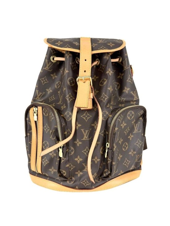Louis Vuitton Backpack Sac a Dos Bosfall Monogram Canvas Brown Gold Vintage main image 5